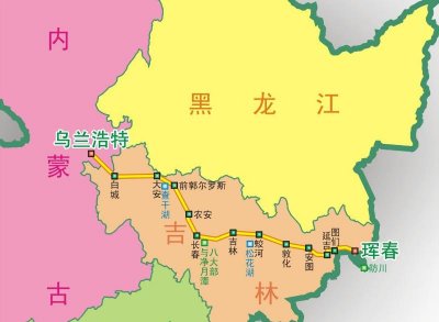 ​302国道，全程1090千米，经过吉林和内蒙古2个省份！