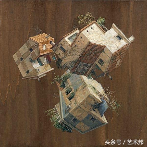 西班牙画家极富创意的24张矛盾空间建筑艺术插画设计欣赏