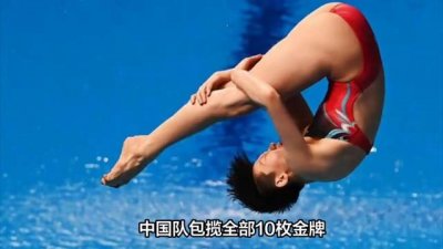 十全十美!中国跳水队包揽10金,全红婵双冠王,无愧梦之队_金牌.