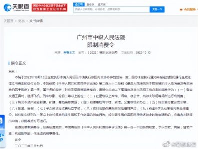 吴亦凡表哥吴林再被限制消费
