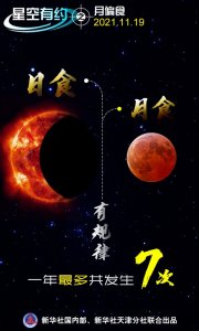 星空有约·关注月偏食|日、月食有规律,一年最多共7次